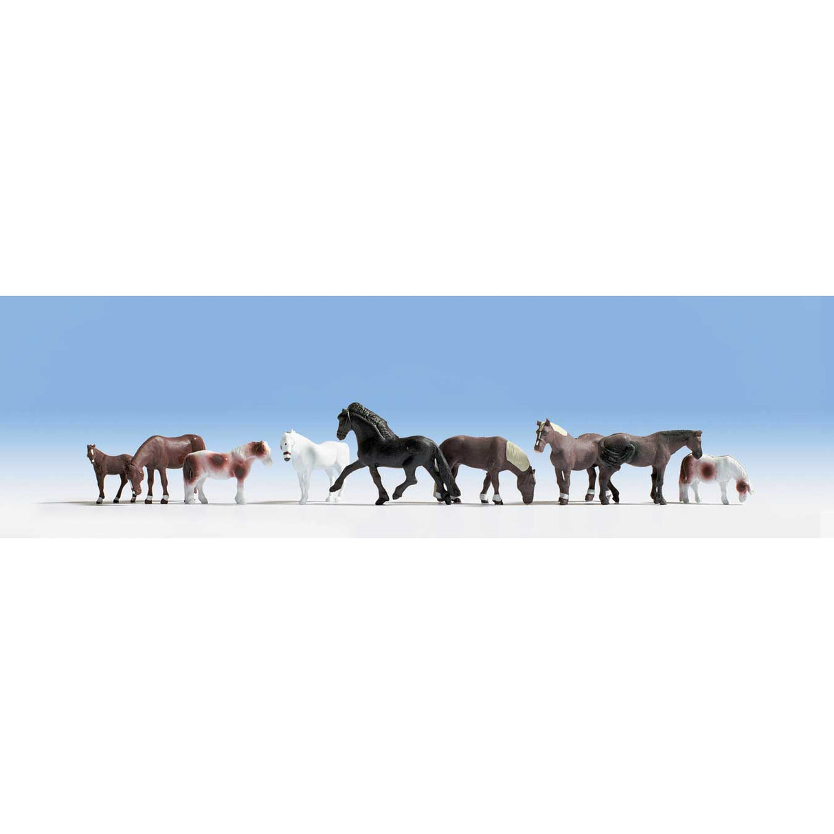Walthers Majestic Horses pkg(9)