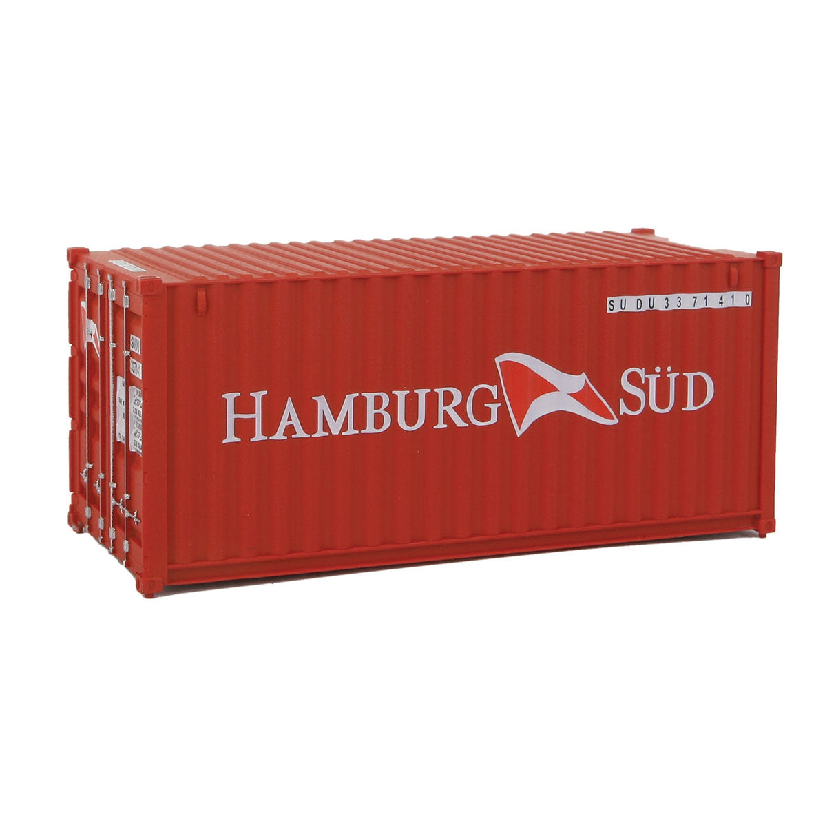 Walthers 20' Corrugated Container - Assembled -- Hamburg Sud