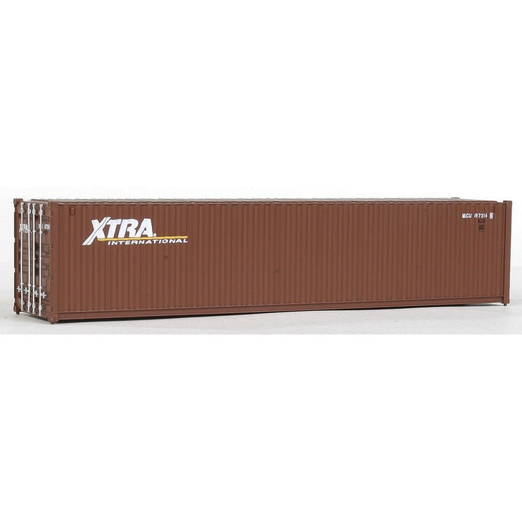 Walthers 40' Corrugated Container - Assembled -- XTRA (brown, white)