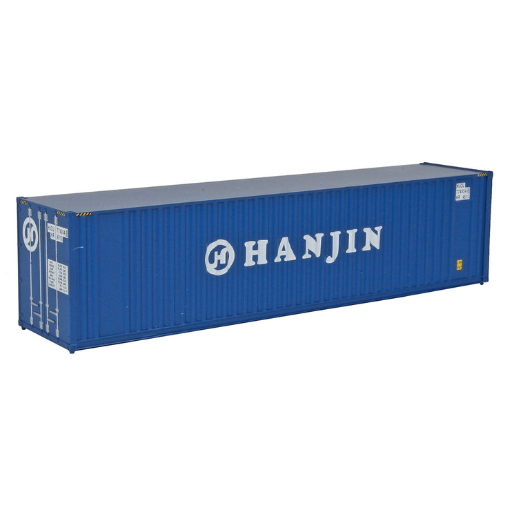 Walthers 40' Hi Cube Corrugated Container w/Flat Roof - Assembled -- Hanjin