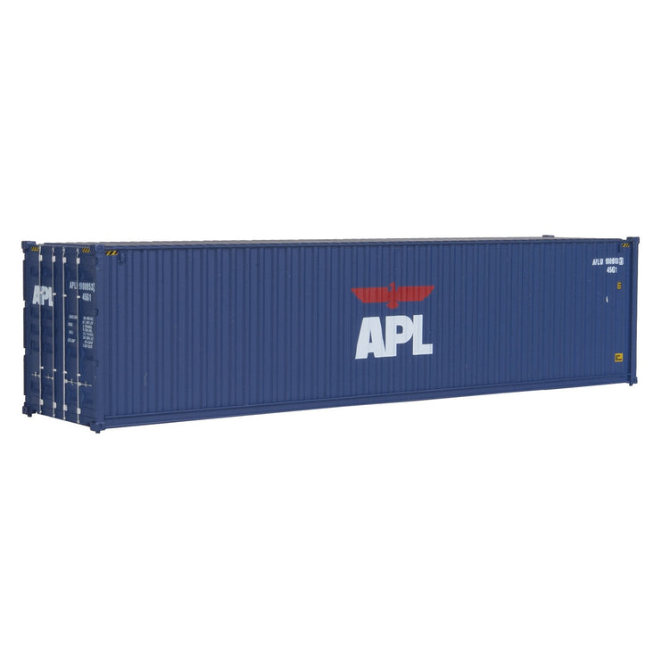 Walthers 40' Hi Cube Corrugated Side Container - Assembled -- American President Lines (Eagle Logo)