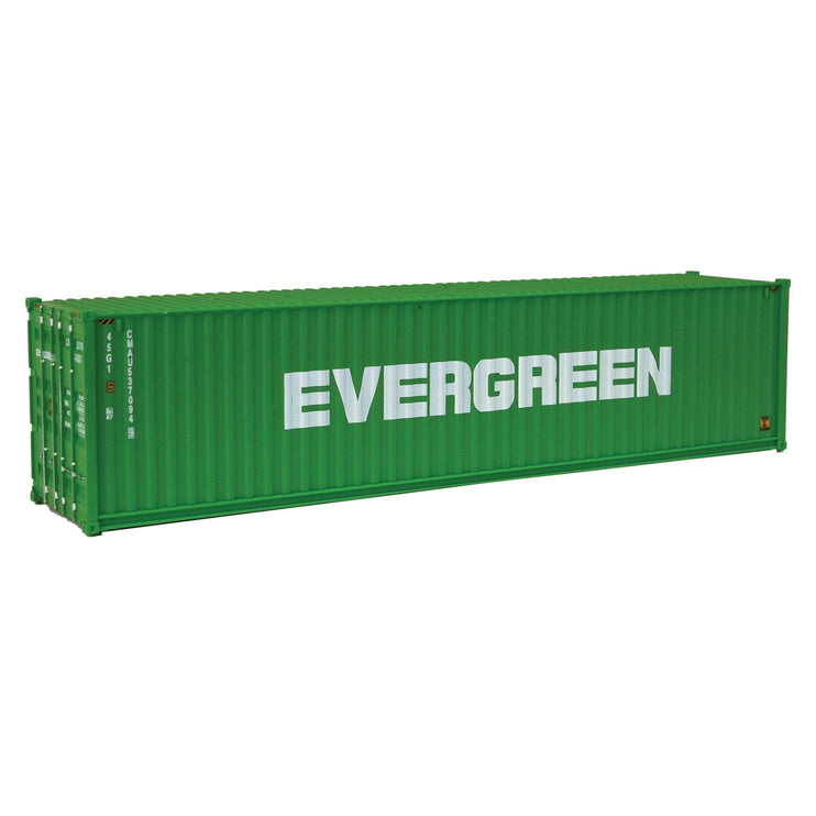 Walthers 40' Hi Cube Corrugated Side Container - Assembled -- Evergreen