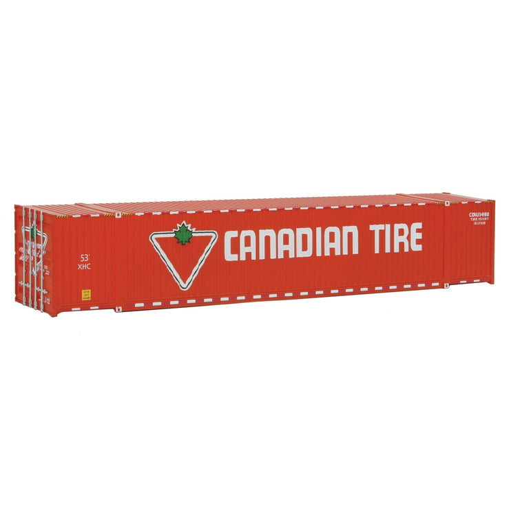 Walthers 53' Singamas Corrugated-Side Container - Ready to Run -- Canadian Tire (red, white, green)