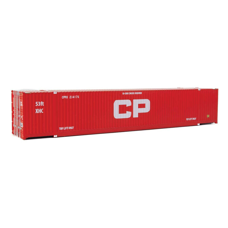 Walthers 53' Singamas Corrugated-Side Container - Assembled -- Canadian Pacific (red, large CP)