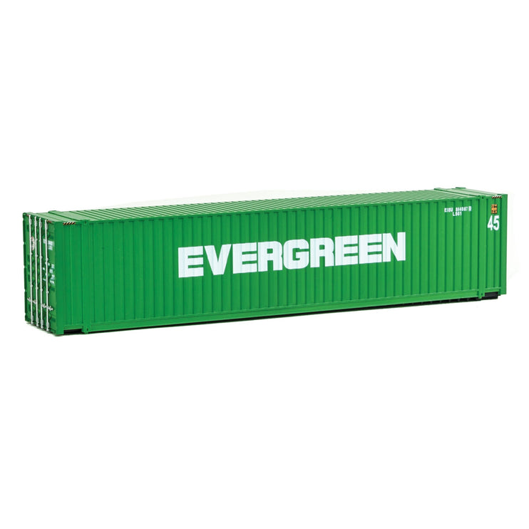 Walthers 45' CIMC Container - Assembled -- Evergreen (green, white)