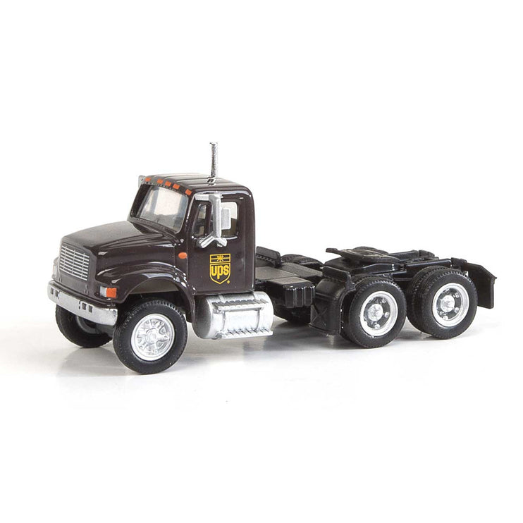 Walthers International(R) 4900 Dual-Axle Semi Tractor Only - Assembled -- United Parcel Service (Bow Tie Shield Logo; brown, yellow)