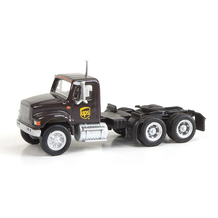 Walthers International(R) 4900 Dual-Axle Semi Tractor Only - Assembled -- United Parcel Service (Modern Shield Logo; brown, yellow)