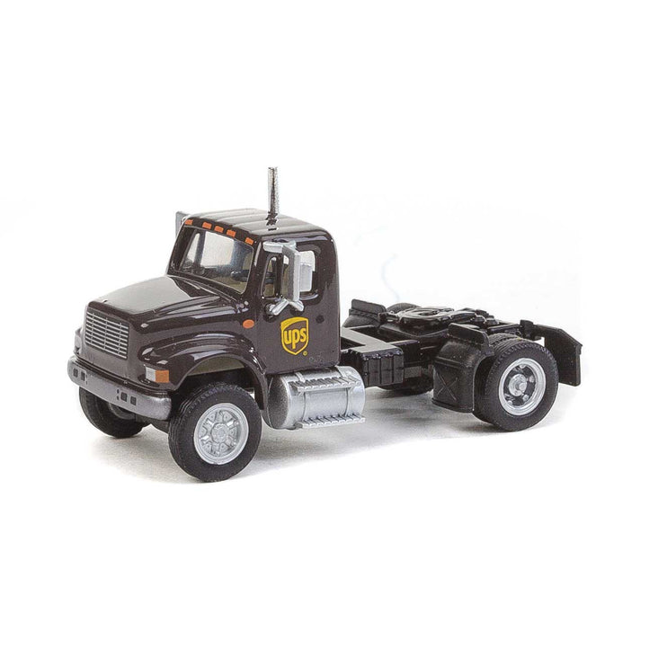 Walthers International(R) 4900 Single-Axle Semi Tractor Only - Assembled -- United Parcel Service (Modern Shield Logo; brown, yellow)