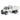 Walthers International(R) 4300 Crew Cab Dump Truck - Assembled -- White w/Railroad Maintenance-of-Way Logo Decals