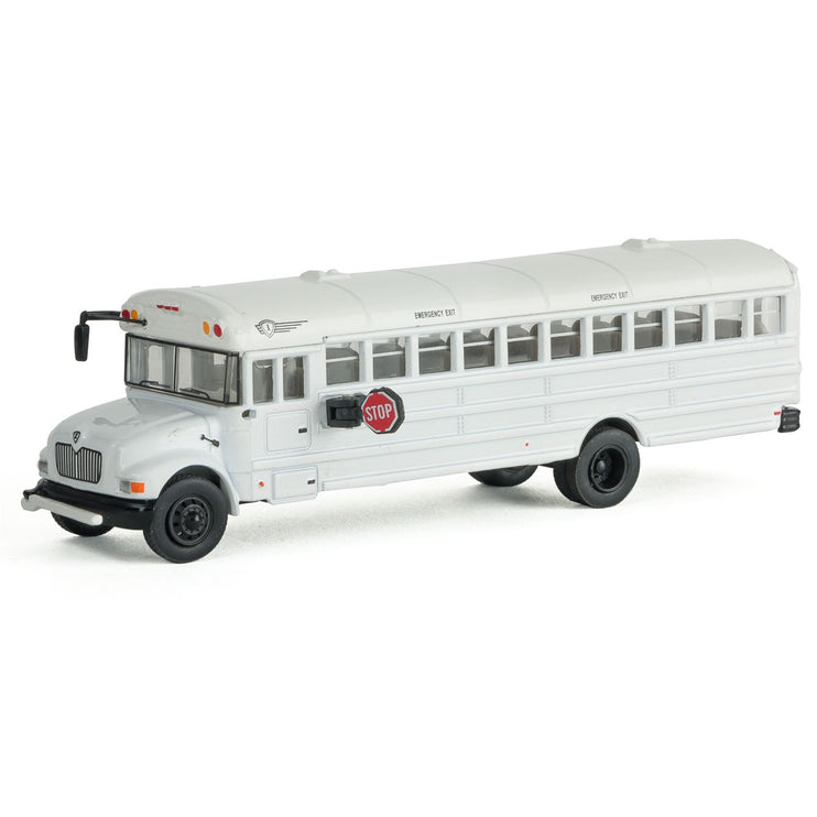 Walthers International(R) MOW Crew Bus - Assembled -- White, Railroad Maintenance-of-Way Logo Decals