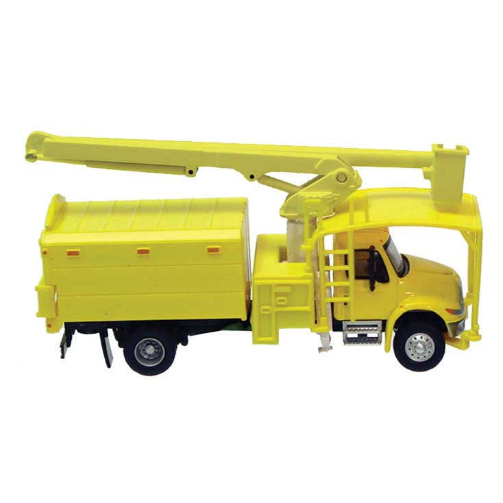 Walthers International(R) 4300 2-Axle Truck with Tree Trimmer Body - Assembled -- Yellow