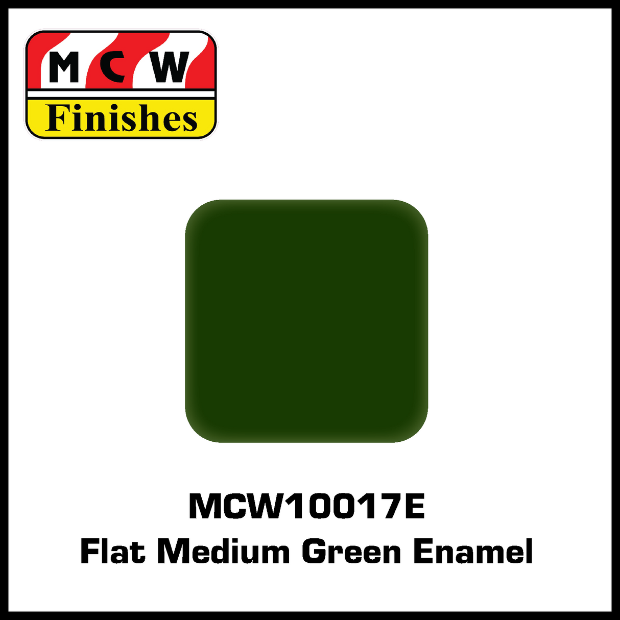 MCW Finishes Flat Medium Green Enamel