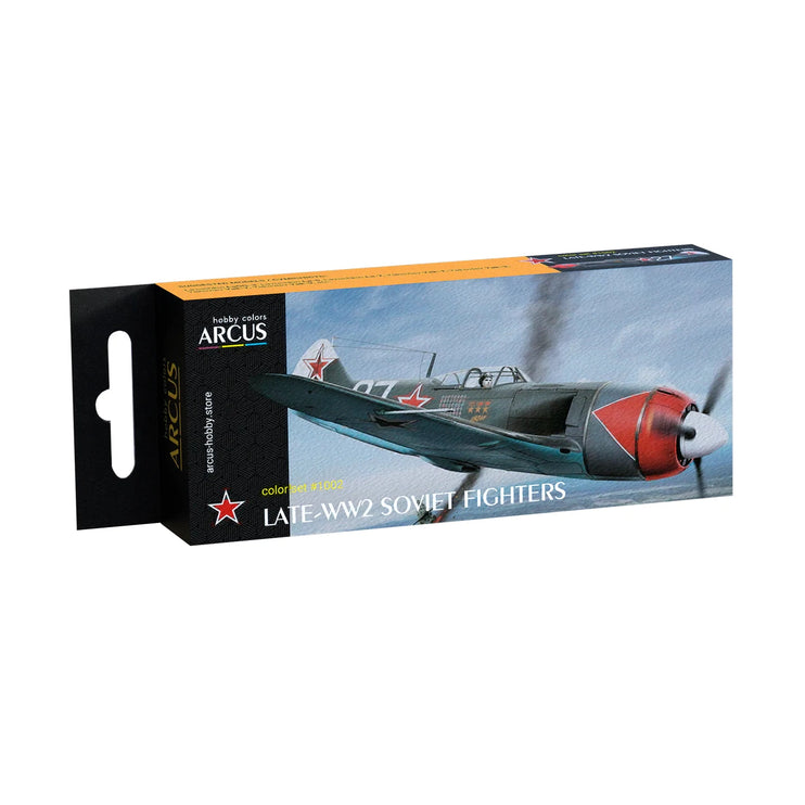 Arcus Hobby Colors Late-WW2 Soviet Fighters Paint Set - Fusion Scale Hobbies