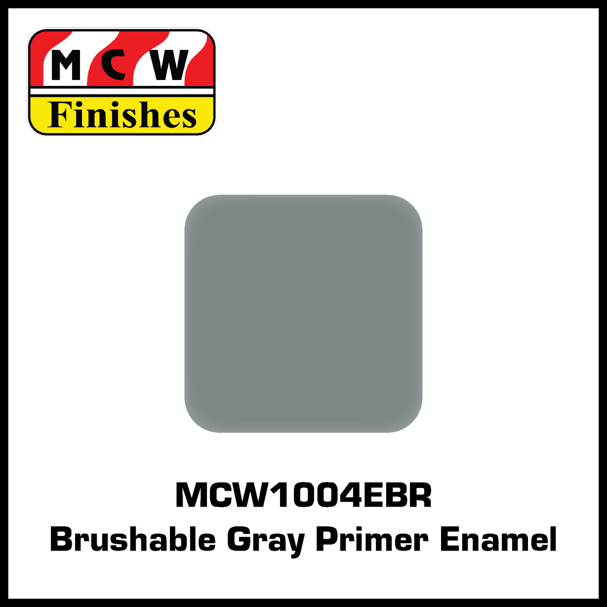 MCW Finishes 1004EBR Brushable Gray Primer