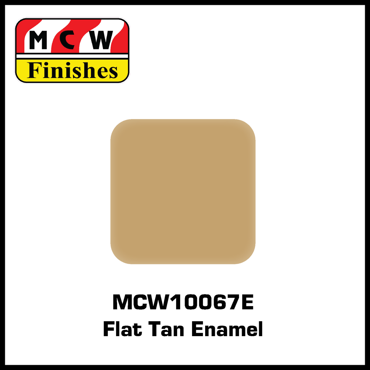 MCW Finishes Flat Tan Enamel