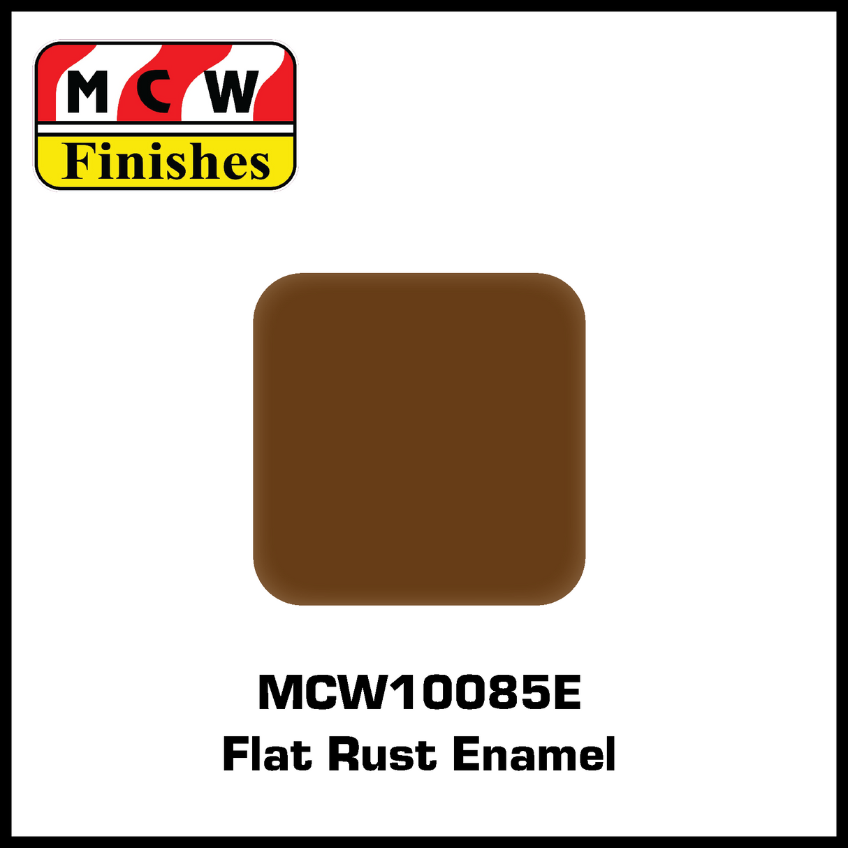 MCW Finishes Flat Rust Enamel