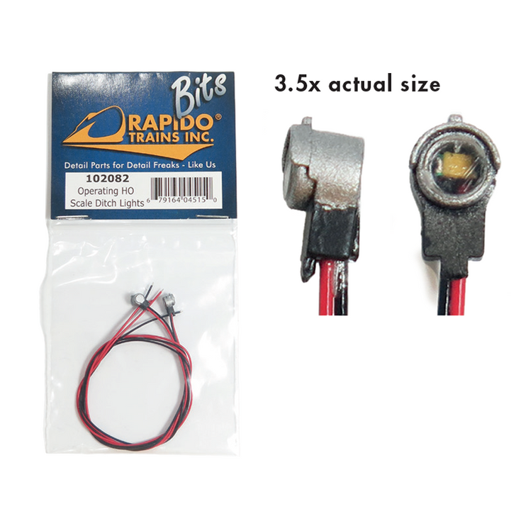 Rapido Bits: 1pr Ho Lights-Short