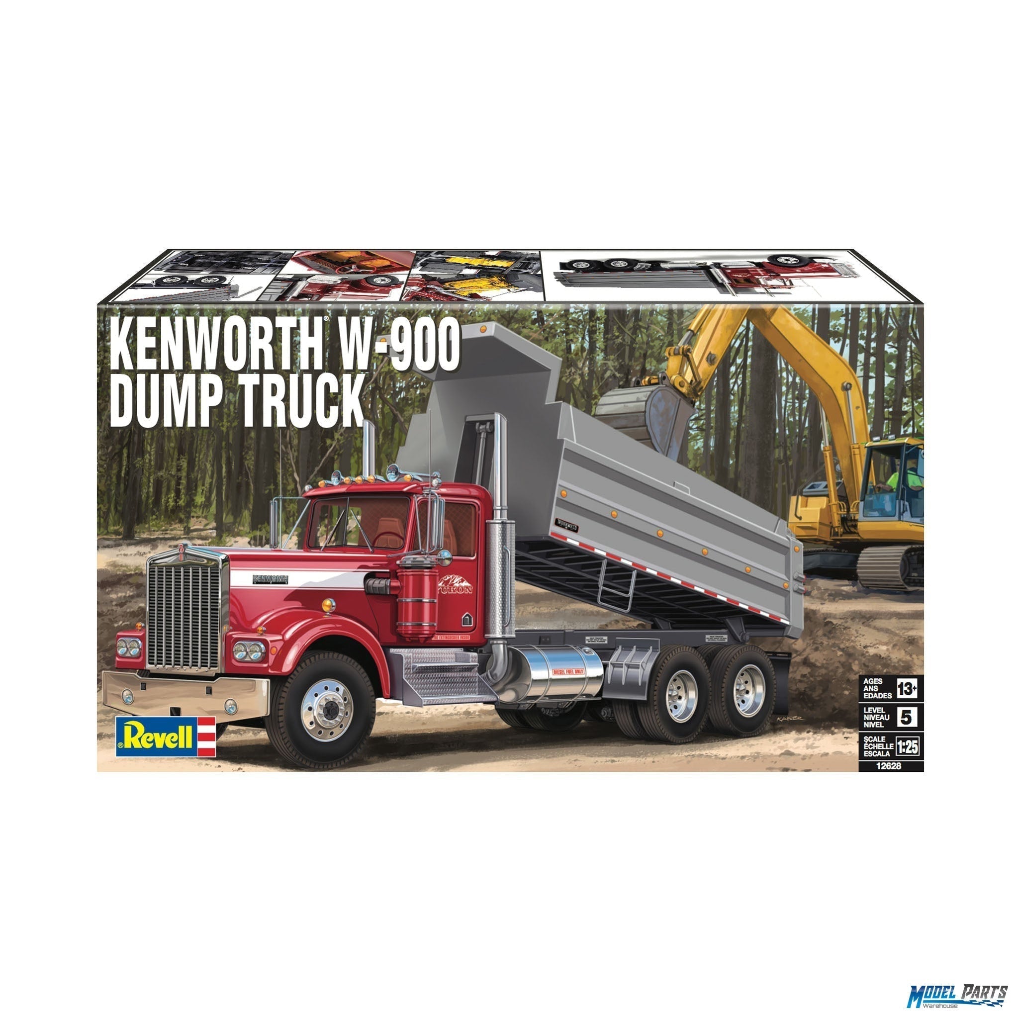 Revell Kenworth W-900 Dump Truck – Fusion Scale Hobbies