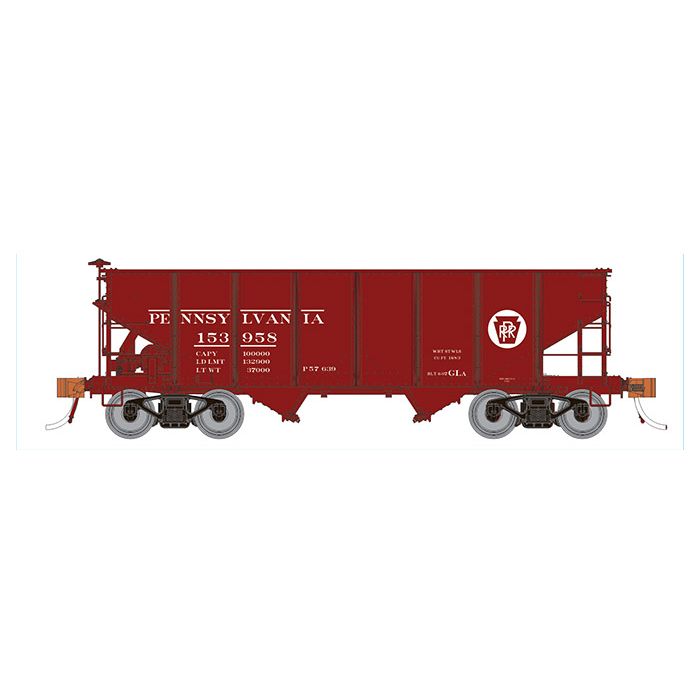 Rapido HO Scale Pennsylvania Railroad GLa 2-Bay Hopper