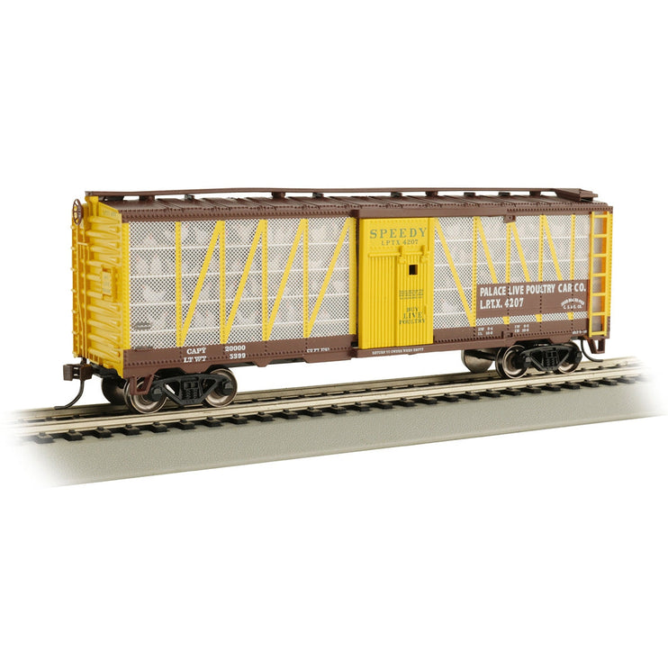 Bachmann HO Poultry Transport Car Palace Live Poultry #4207