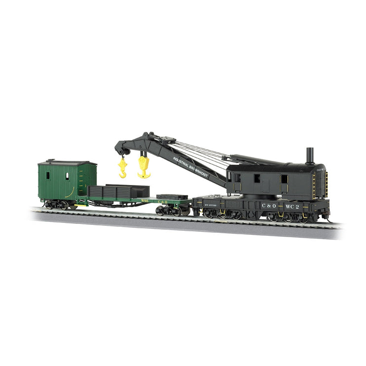 Bachmann HO 250t Crane & Boom Car C&O