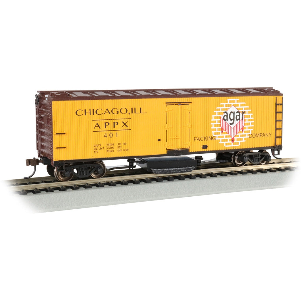 Bachmann HO Track Cleaning 40' Woodside Reefer Agar Packing Co