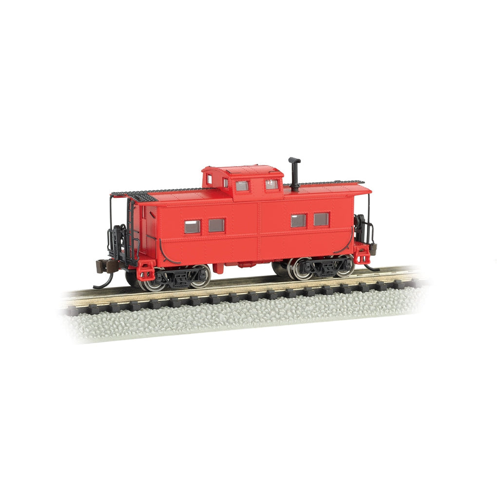 Bachmann N NE Steel Caboose Unlttrd/Caboose Red