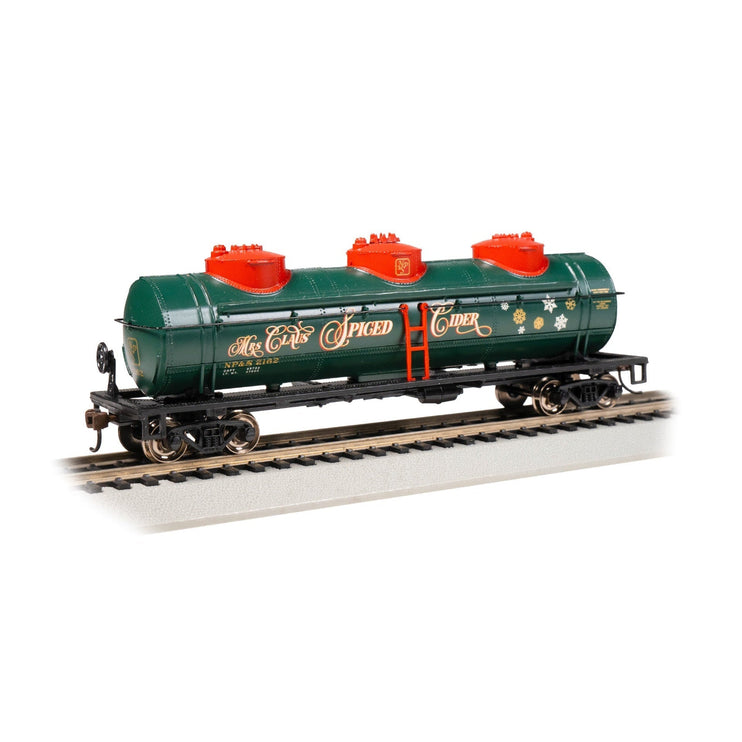 Bachmann HO 40' Triple Dome Tank Car Mrs. Claus' Spiced Cider #2162