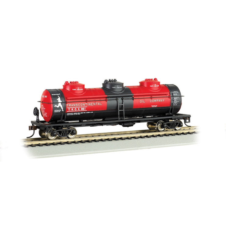 Bachmann HO 40' Triple Dome Tank Car Transcontinental