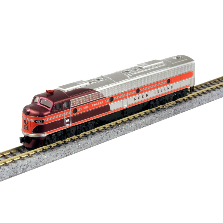 Kato N Scale Rock Island EMD E8A 652 KOBO Custom with Esu LokSound V5