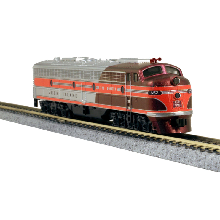 Kato N Scale Rock Island EMD E8A 652 KOBO Custom with Esu LokSound V5