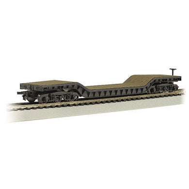 Bachmann HO 52' Depressed Center Flatcar /empty