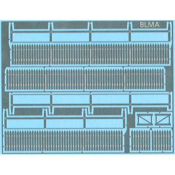 BLMA HO Scale Picket Fence Kit 70' - Fusion Scale Hobbies