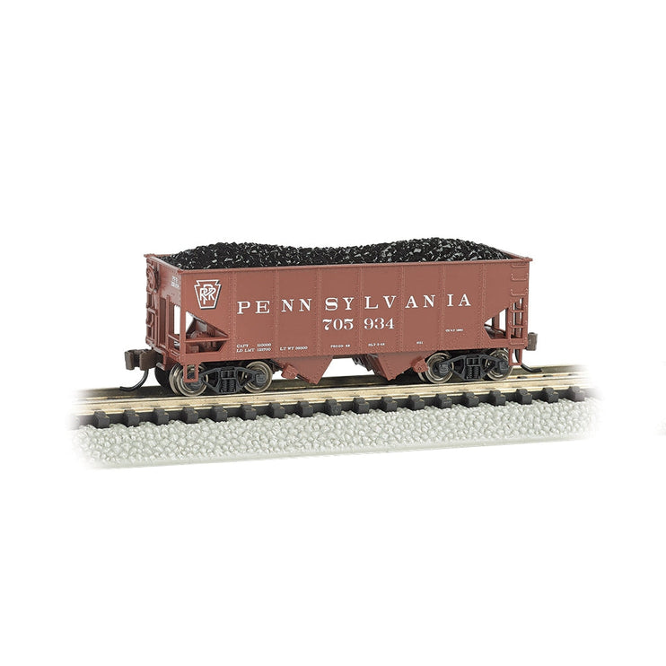 Bachmann N 55t 2-Bay Hopper PRR #705934