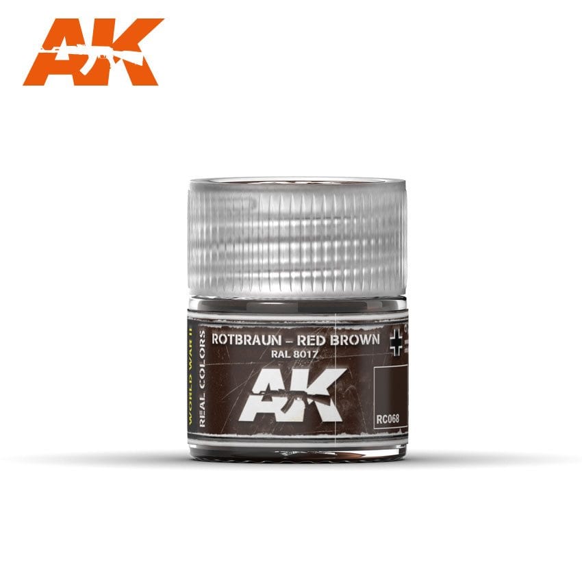 AK Interactive Real Colors Rotbraun-Red Brown RAL 8017 10ml