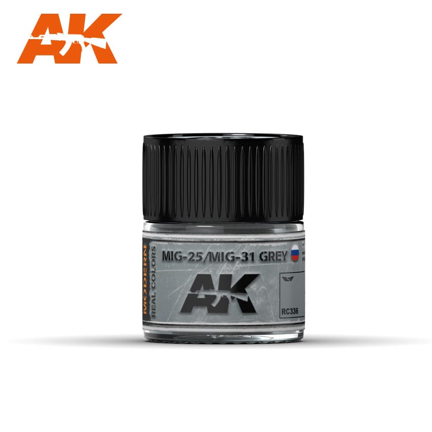 AK Interactive Real Colors MIG-25/MIG-31 Grey 10ml