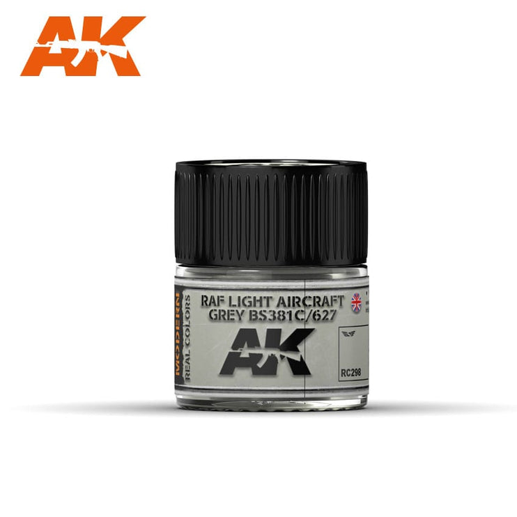 AK Interactive Real Colors RAF Light Aircraft Grey BS381C/627 - 10ml