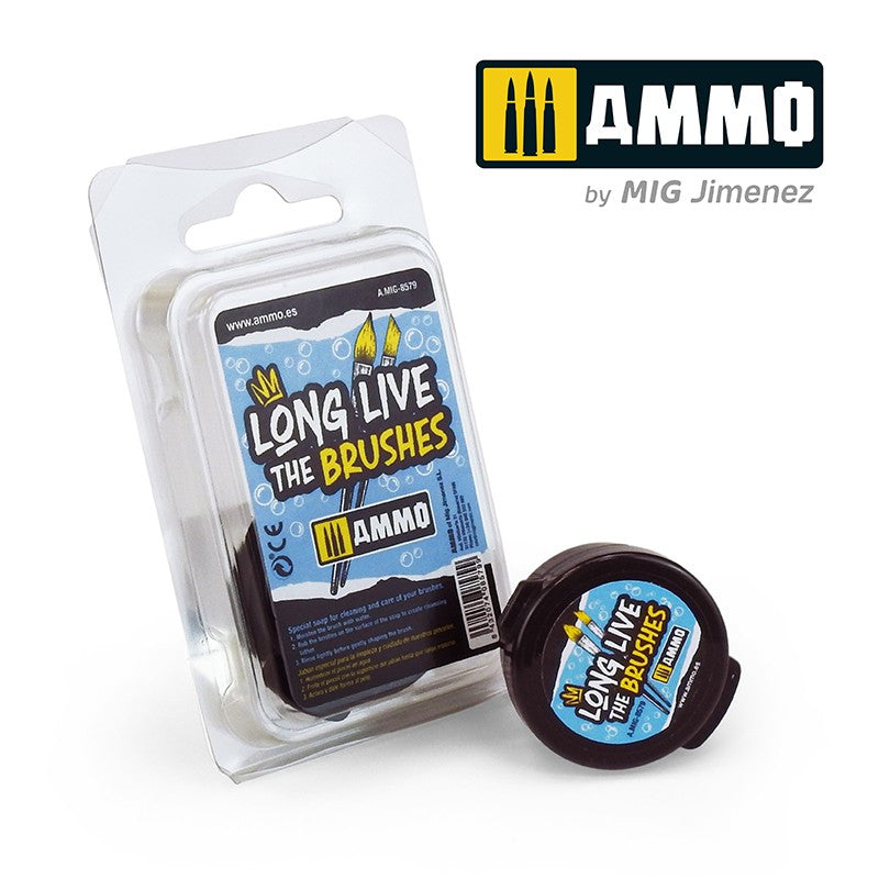 Ammo Mig Long Live The Brushes Special Soap for Brushes - Fusion Scale Hobbies