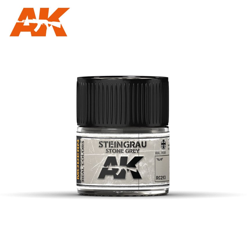 AK Interactive Real Colors Steingrau-Stone Grey RAL 7030 10ml