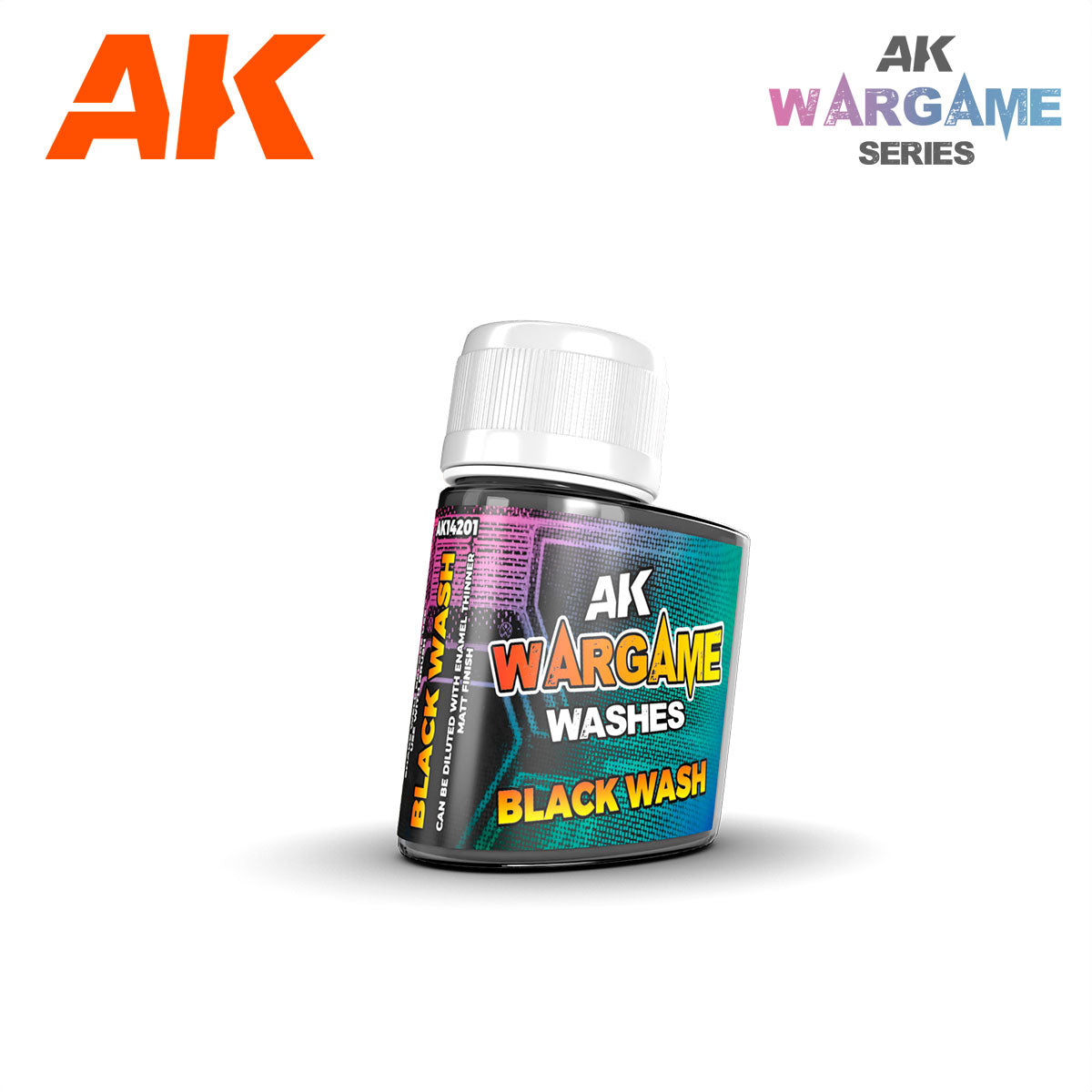 AK Interactive Wargame Washes Black Wash 35ml