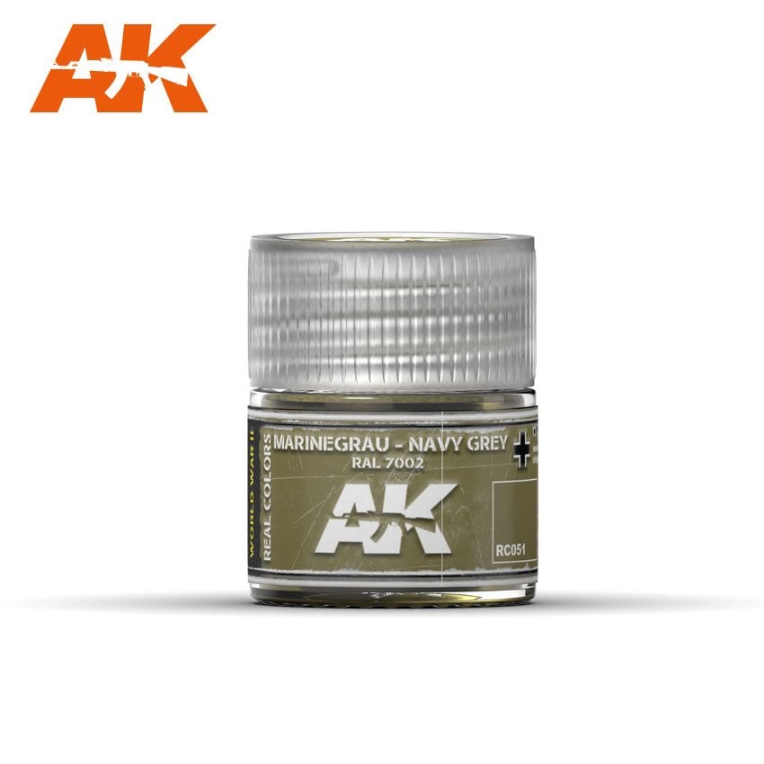 AK Interactive Real Colors Marinegrau-Navy Grey RAL 7002 10ml