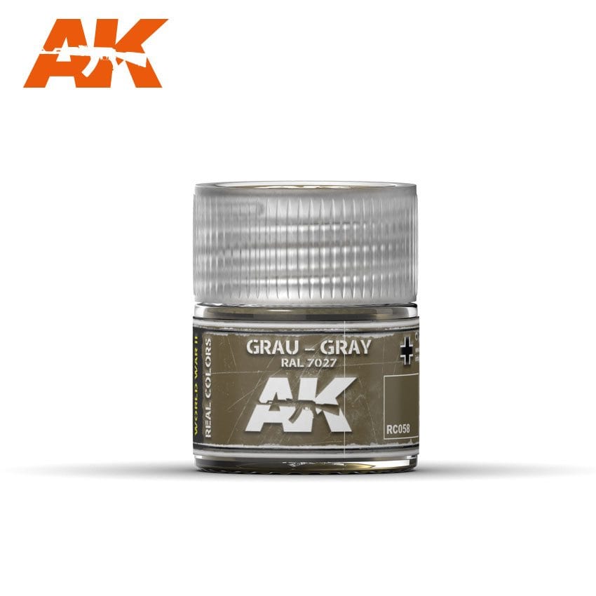 AK Interactive Real Colors Grau-Gray RAL 7027 10ml