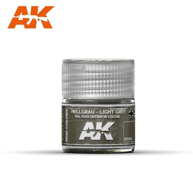 AK Interactive Real Colors Hellgrau-Light Grey RAL7009 (interior color) 10ml