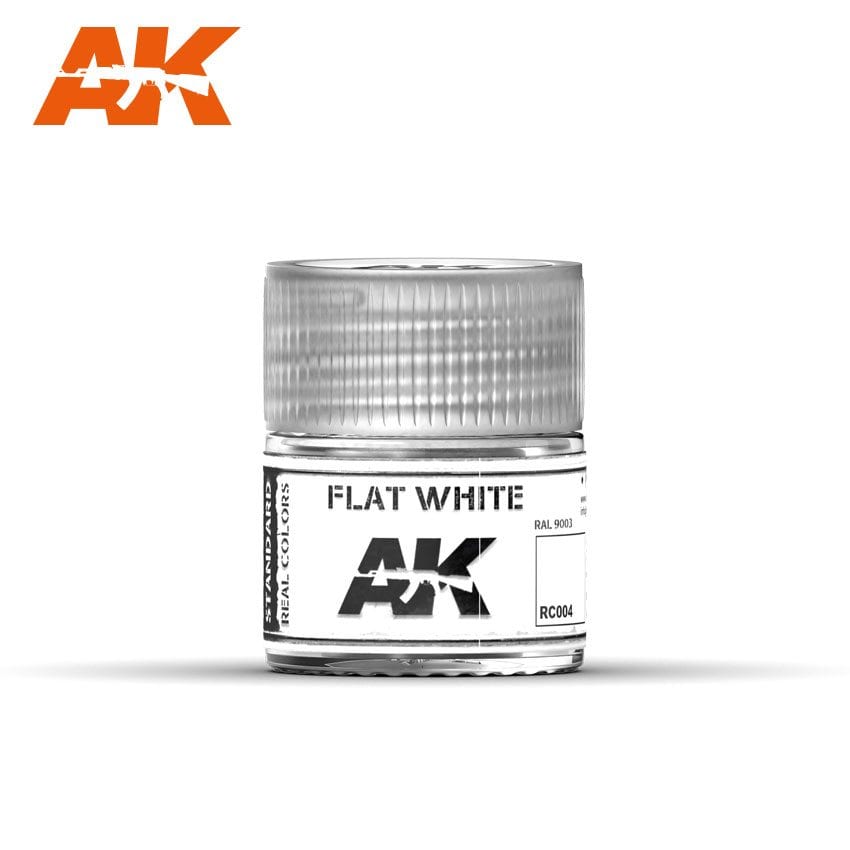 AK Interactive Real Colors Flat White 10ml