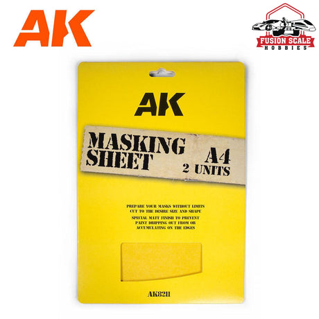 AK Interactive Masking Tape A4 X 2 Units - Fusion Scale Hobbies