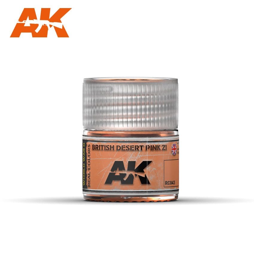 AK Interactive Real Colors Bristish Desert Pink ZI 10ml