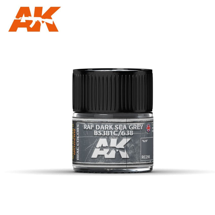 AK Interactive Real Colors RAF Dark Sea Grey BS381C/638 - 10ml