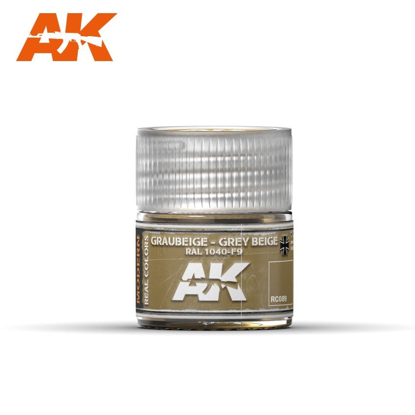 AK Interactive Real Colors Graubeige-Grey Beige RAL 1040-F9 10ml