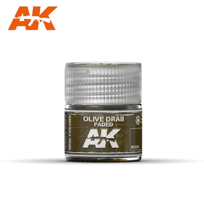 AK Interactive Real Colors Olive Drab Faded 10ml