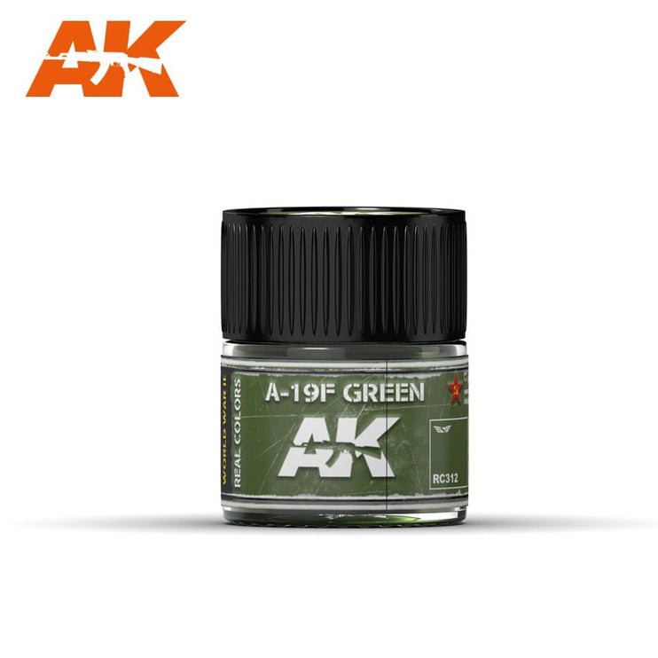 AK Interactive Real Colors A-19F Grass Green 10ml